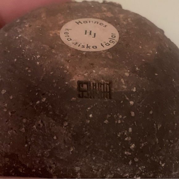 Miniature Hannes Keramiska Faglar Owl Set - Picture 9 of 15